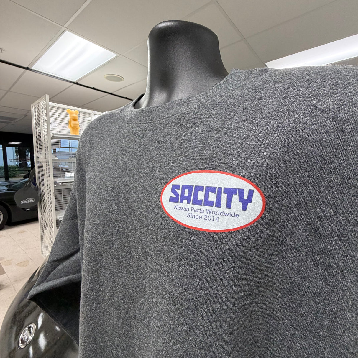 Grey Sac City Sweater