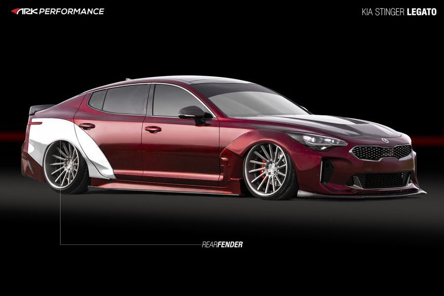 2018-2023 Kia Stinger Legato Rear Wide Fender Set