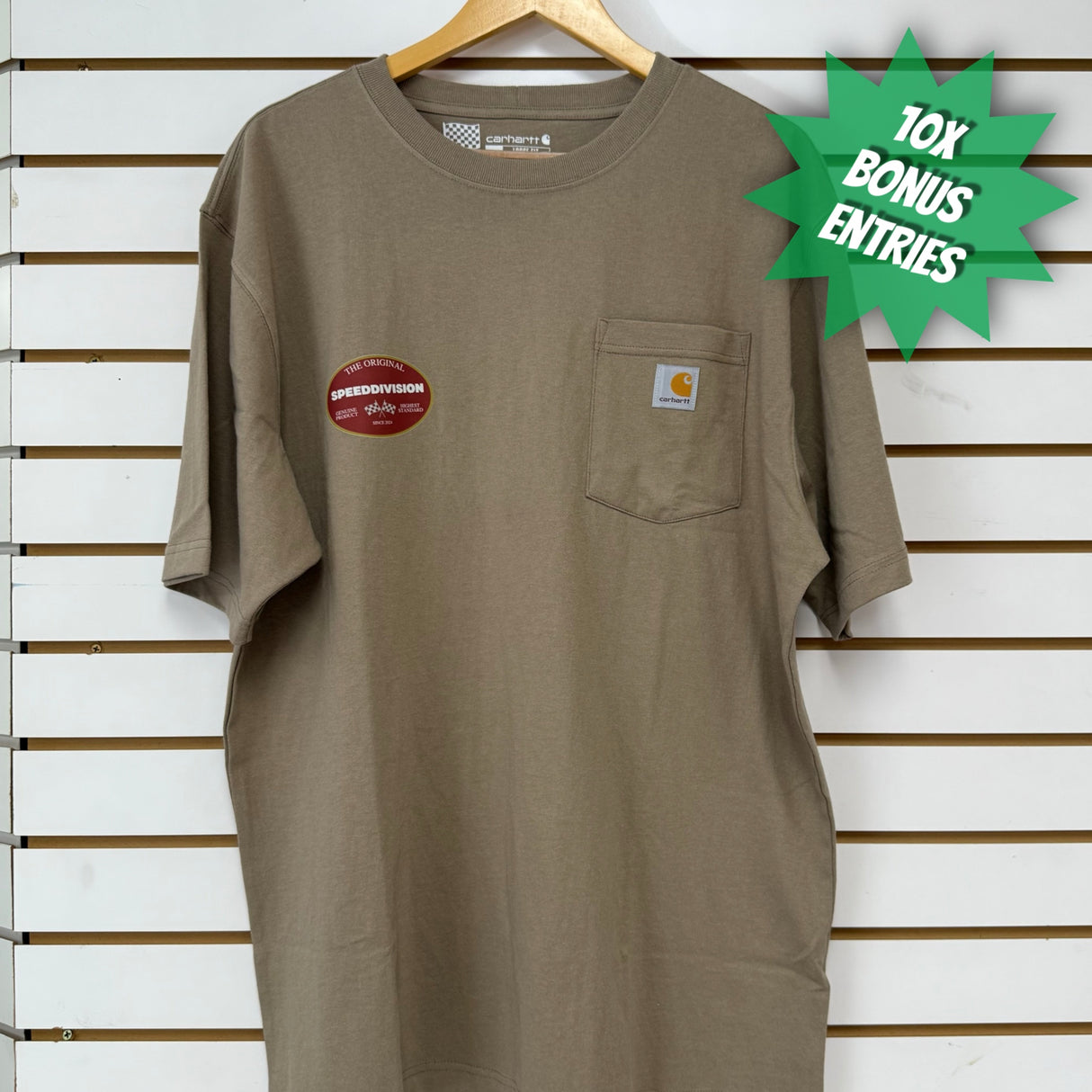 Speed Division Carhartt T Shirt (EARNS 10X BONUS ENTRIES)