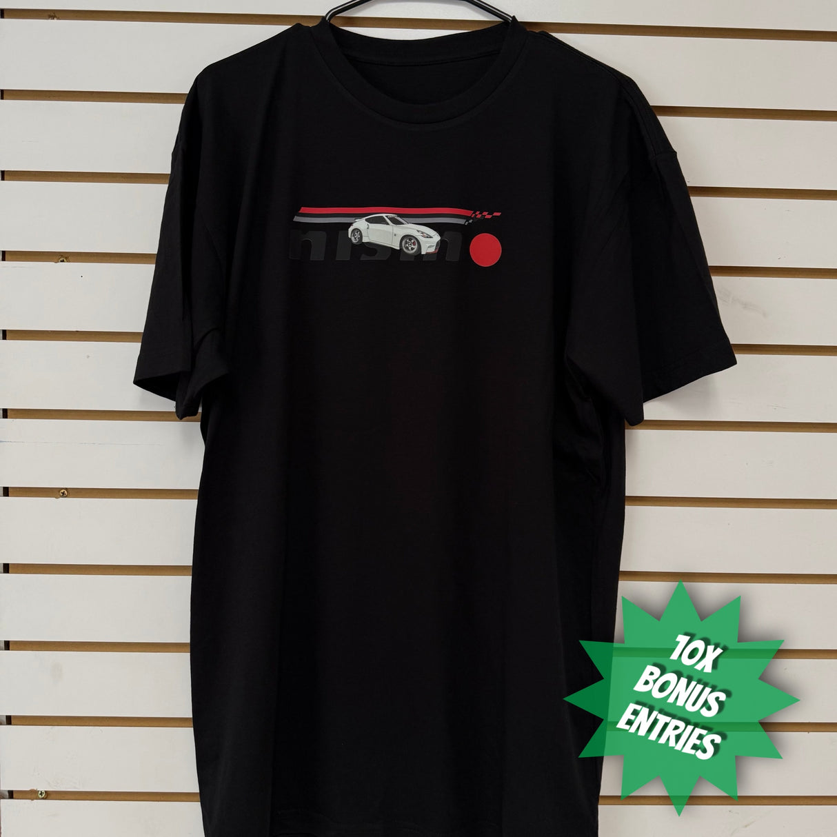 Nismo 370Z Black T Shirt (EARNS 10X BONUS ENTRIES)