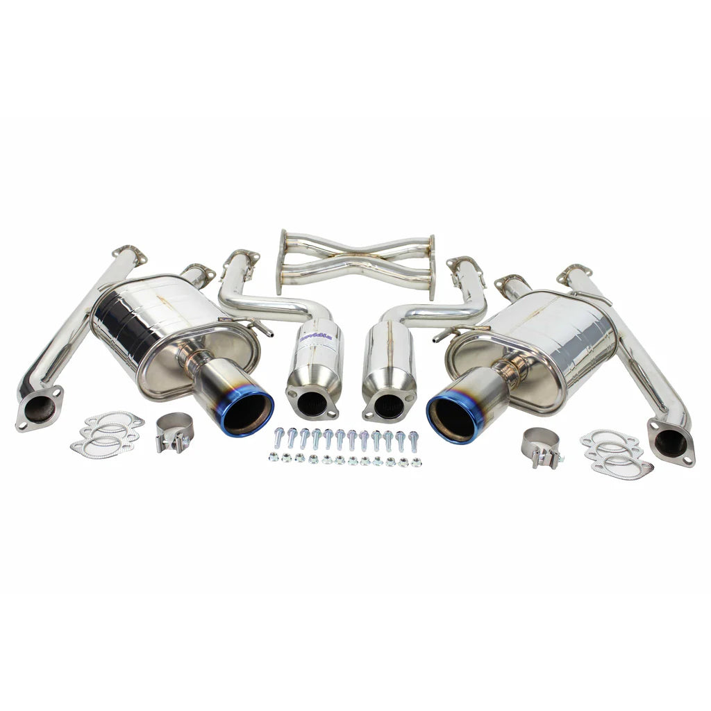 Invidia 07+ Infiniti G35/G37 Sedan 4dr Q300 Rolled Titanium Tip Cat-back Exhaust