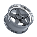 KNP 15" - Gloss Gunmetal Machined Lip