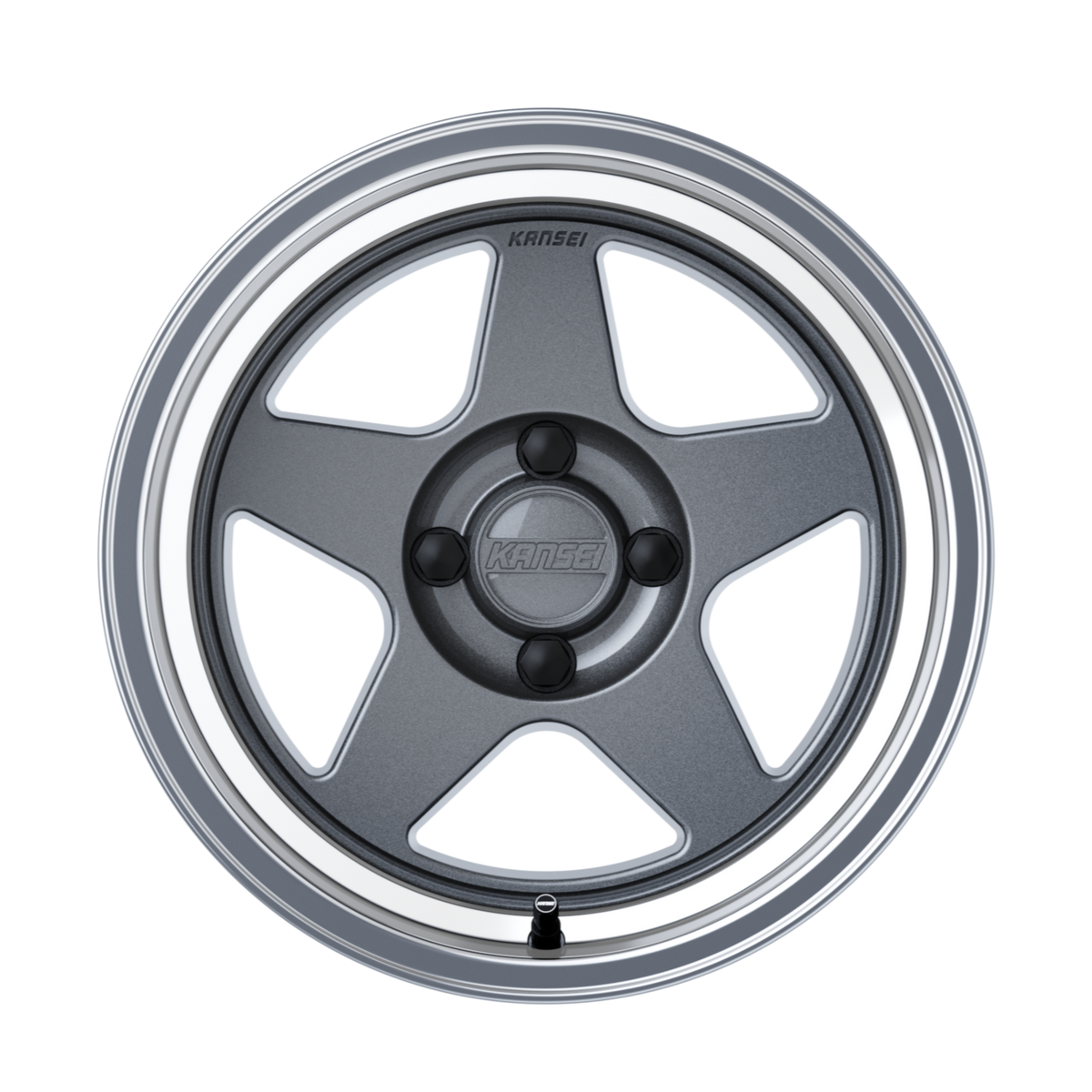KNP 15" - Gloss Gunmetal Machined Lip