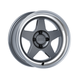 KNP 15" - Gloss Gunmetal Machined Lip