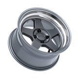 KNP 15" - Gloss Gunmetal Machined Lip