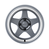 KNP 15" - Gloss Gunmetal Machined Lip