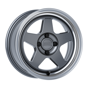 KNP 15" - Gloss Gunmetal Machined Lip