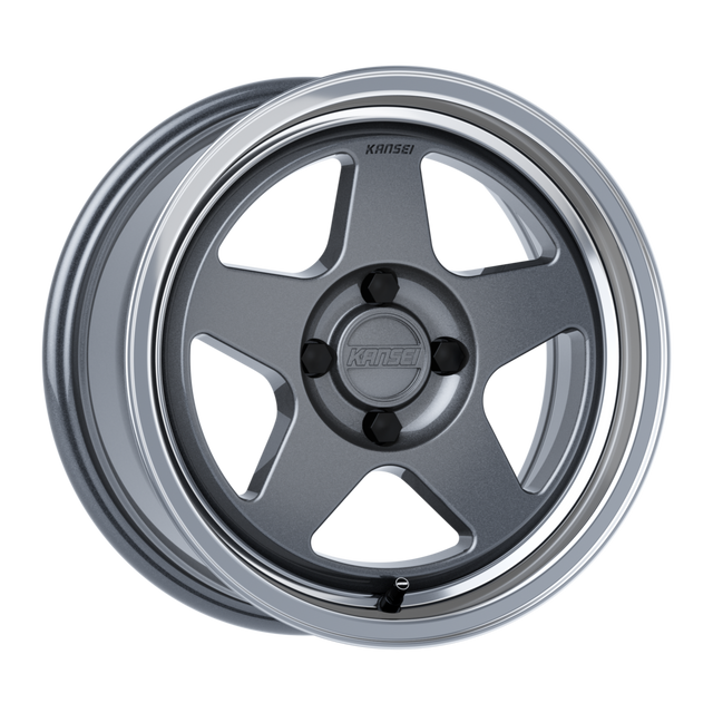 KNP 15" - Gloss Gunmetal Machined Lip