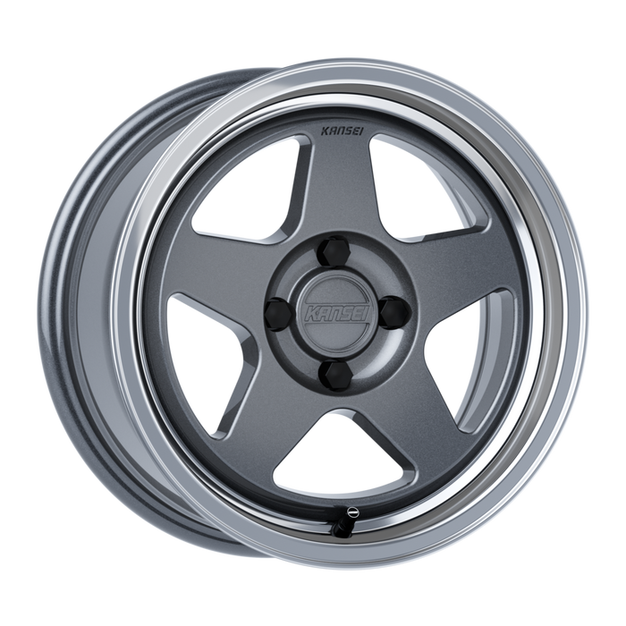 Kansei KNP 15" - Gloss Gunmetal Machined Lip