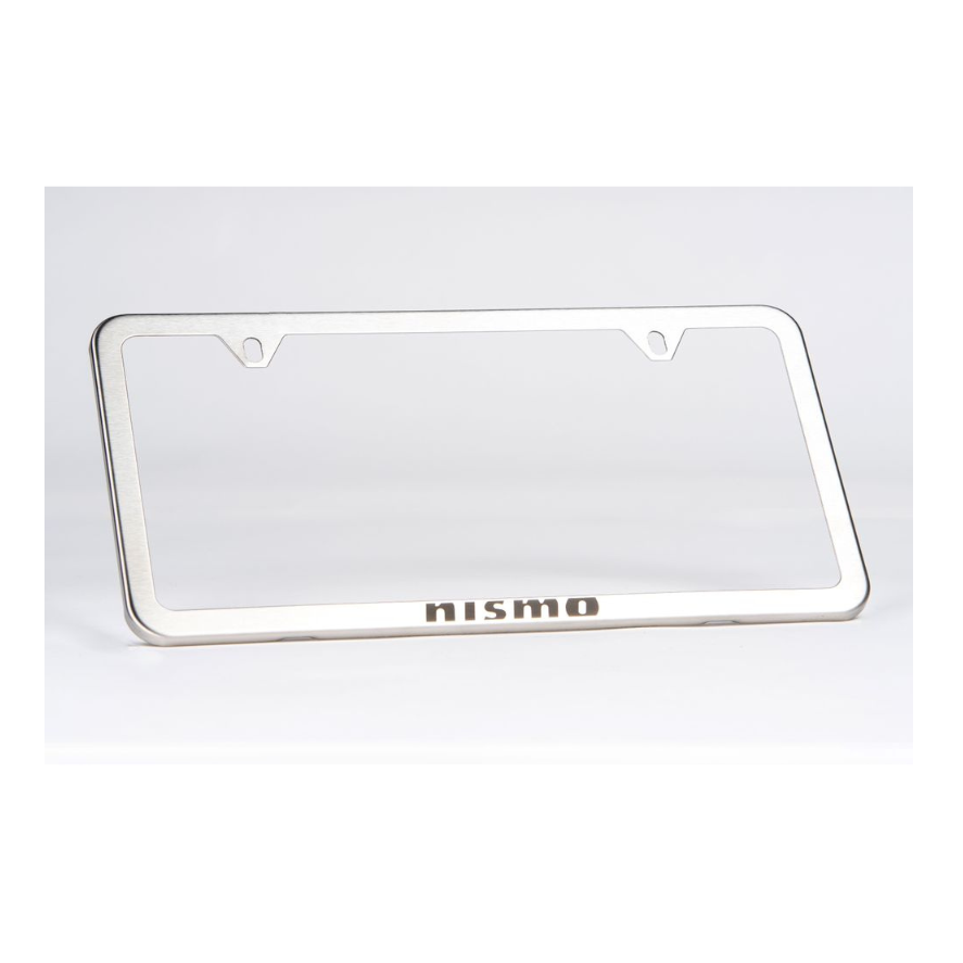 NISMO Brushed Stainless Steel Slimline License Plate Frame