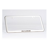 NISMO Brushed Stainless Steel Slimline License Plate Frame