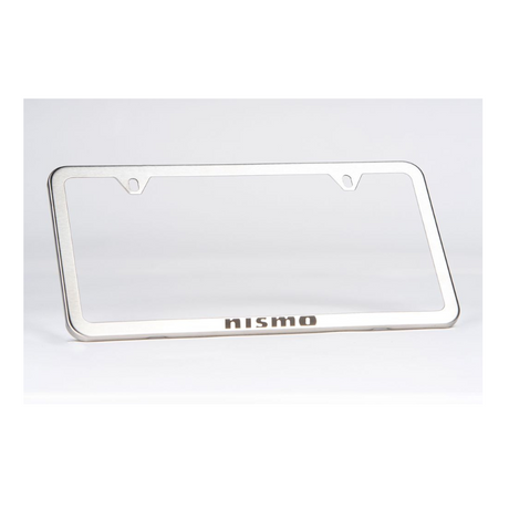 NISMO Brushed Stainless Steel Slimline License Plate Frame