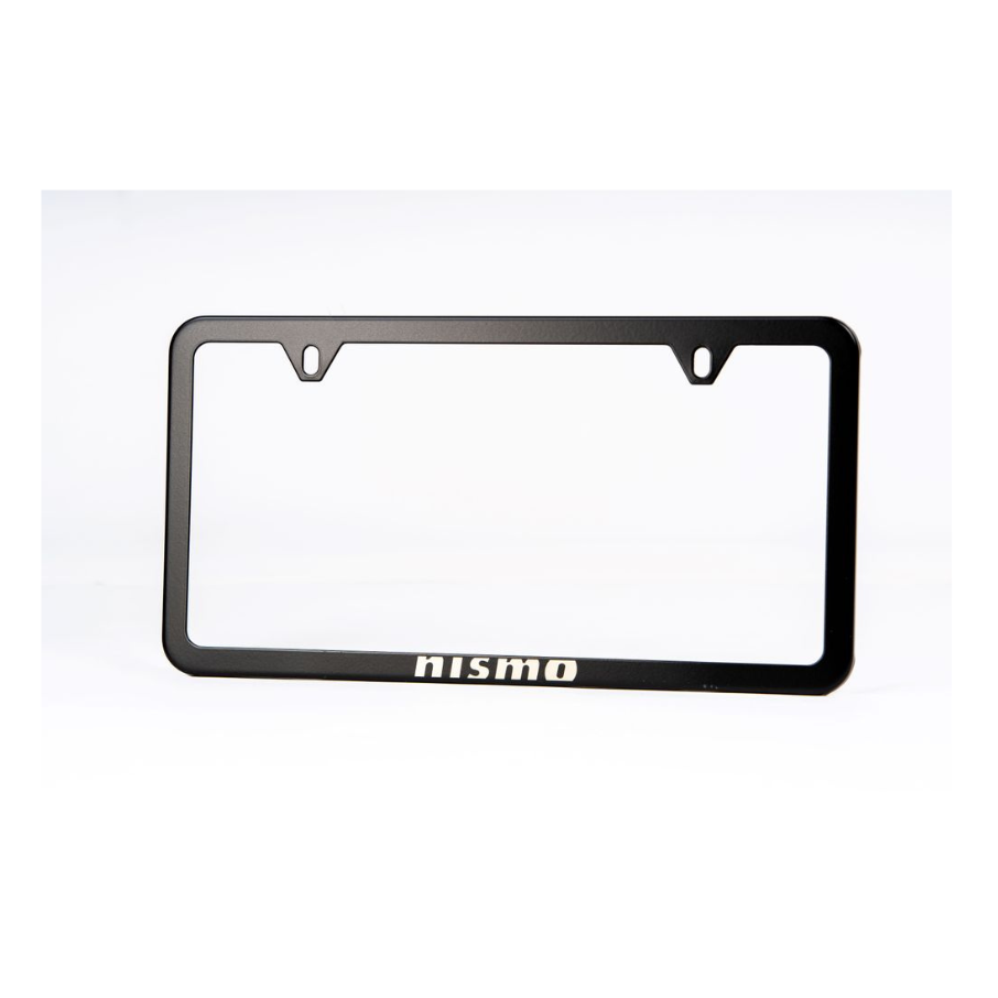 NISMO Black Powder Coated Stainless Steel Slimline License Plate Frame