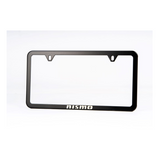 NISMO Black Powder Coated Stainless Steel Slimline License Plate Frame