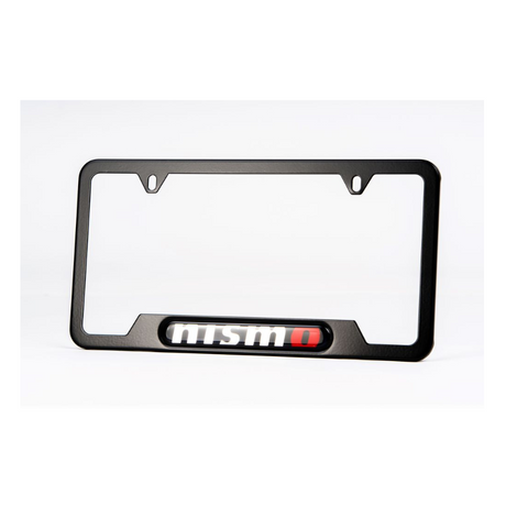 NISMO Black Powder Coated Stainless Steel License Plate Frame