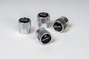 NISMO Chrome ABS Valve Stem Caps (Set of 4)