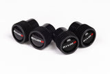 NISMO Black ABS Valve Stem Caps (Set of 4)