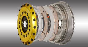 OS Giken TR2CD dampened twin-plate clutch and flywheel assembly