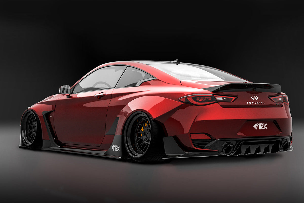 2017-2022 Infiniti Q60 Legato Carbon Fiber Rear Spoiler