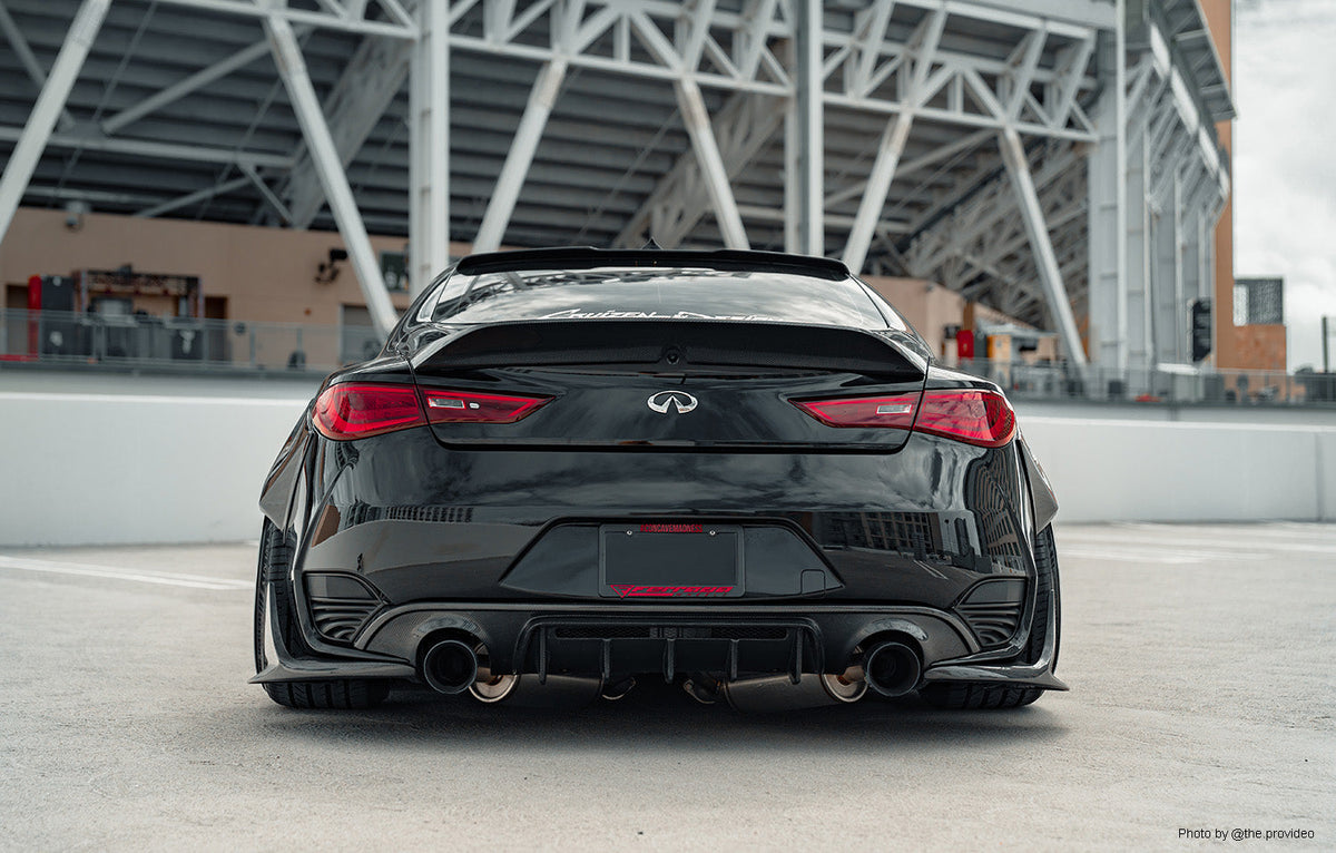 2017-2022 Infiniti Q60 Legato Carbon Fiber Rear Spoiler