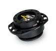 NRG Quick Release Kit Gen 257 - Black Body / Black Cutout Ring — SRK-257Bk-BK