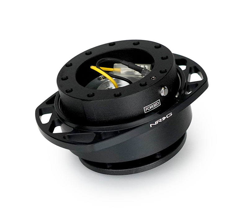 NRG Quick Release Kit Gen 257 - Black Body / Black Cutout Ring — SRK-257Bk-BK