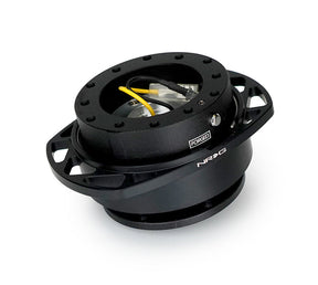 NRG Quick Release Kit Gen 257 - Black Body / Black Cutout Ring — SRK-257Bk-BK