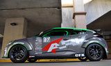 2012-2017 Hyundai Veloster C-FX Carbon Fiber Side Skirts
