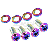 ZSPEC Hood Dress Up Bolts® Fastener Kit for Nissan Z32 300zx, Titanium