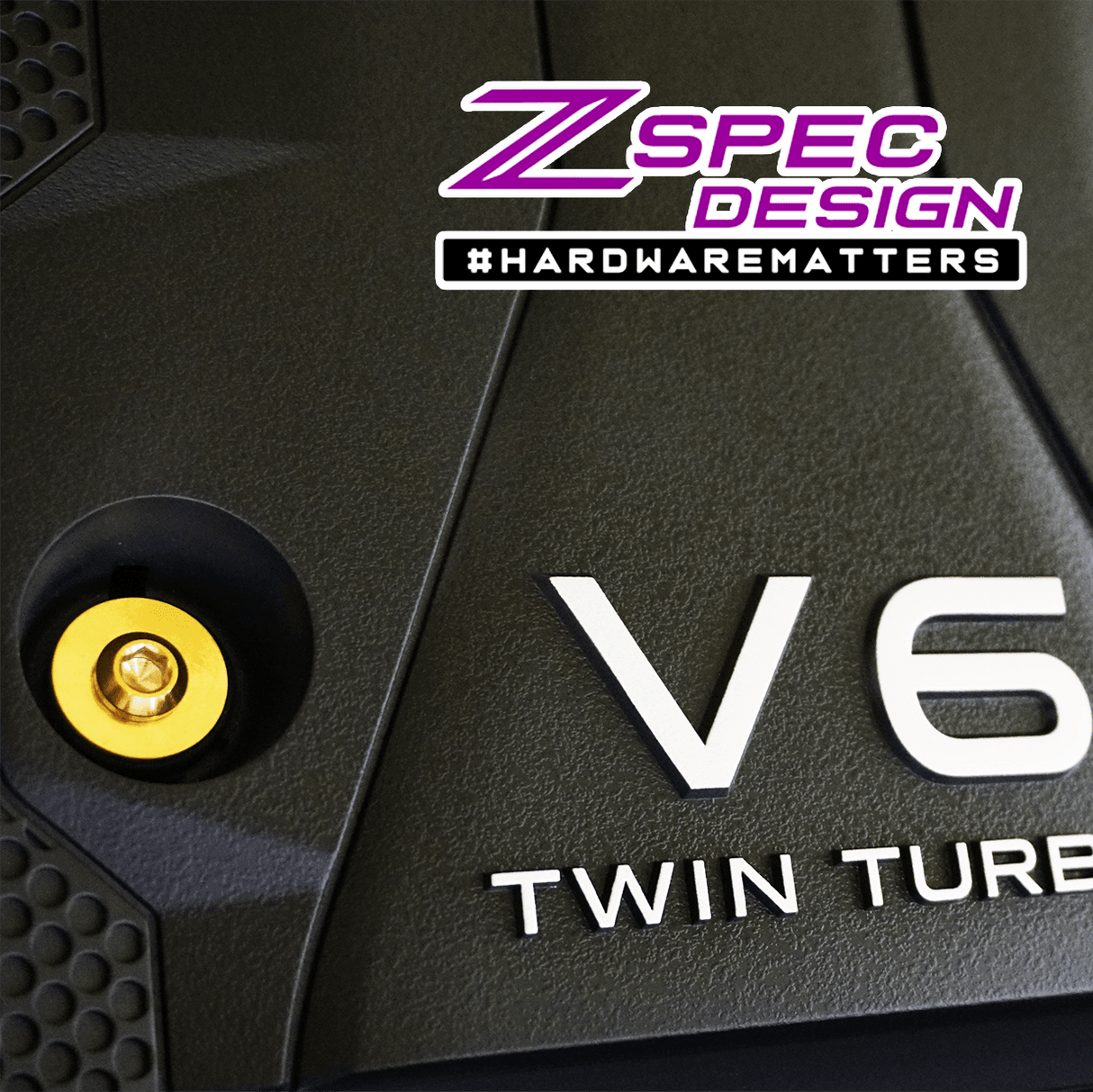 ZSPEC Stage-2 Dress Up Bolts® Hardware Kit for Nissan Z RZ34, Titanium
