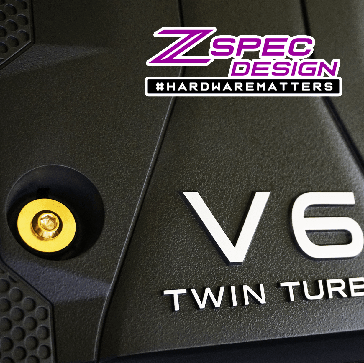 ZSPEC Stage-2 Dress Up Bolts® Hardware Kit for Nissan Z RZ34, Titanium