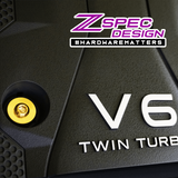 ZSPEC Stage-1 Dress Up Bolts® Hardware Kit for Nissan Z RZ34, Titanium