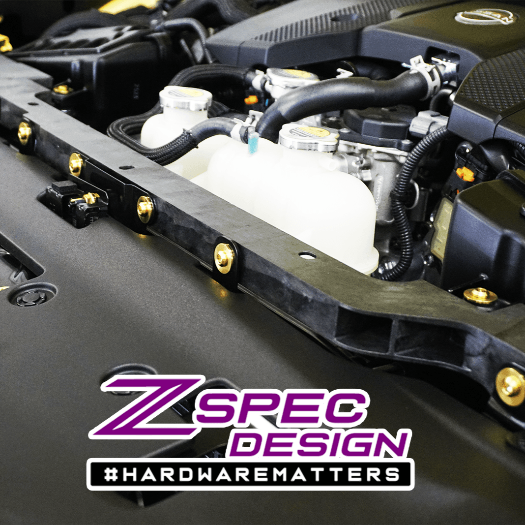 ZSPEC Stage-2 Dress Up Bolts® Hardware Kit for Nissan Z RZ34, Titanium