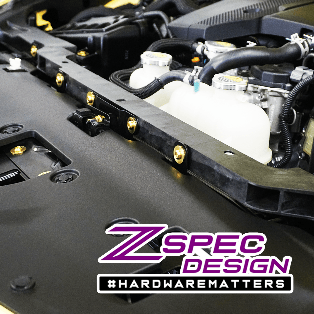 ZSPEC Stage-1 Dress Up Bolts® Hardware Kit for Nissan Z RZ34, Titanium