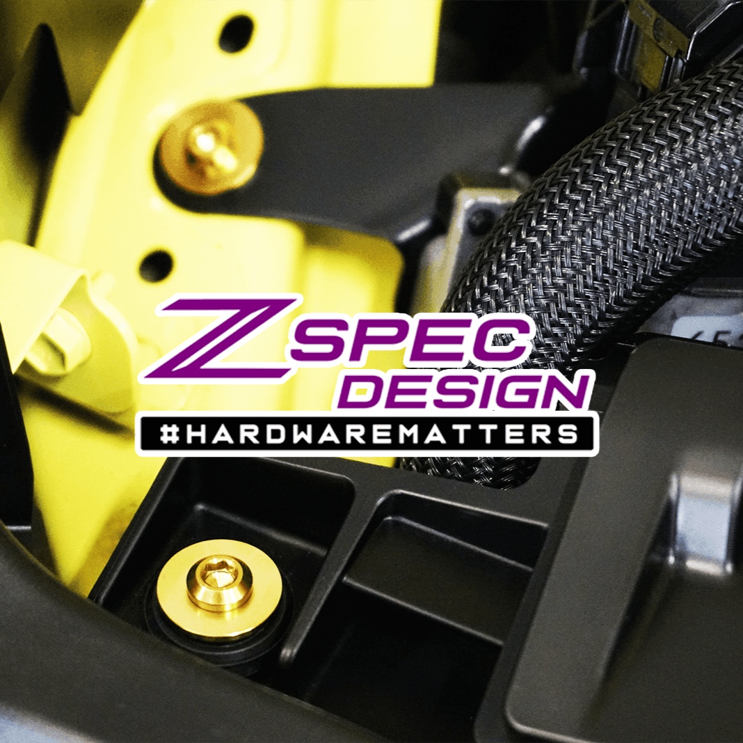ZSPEC Stage-2 Dress Up Bolts® Hardware Kit for Nissan Z RZ34, Titanium