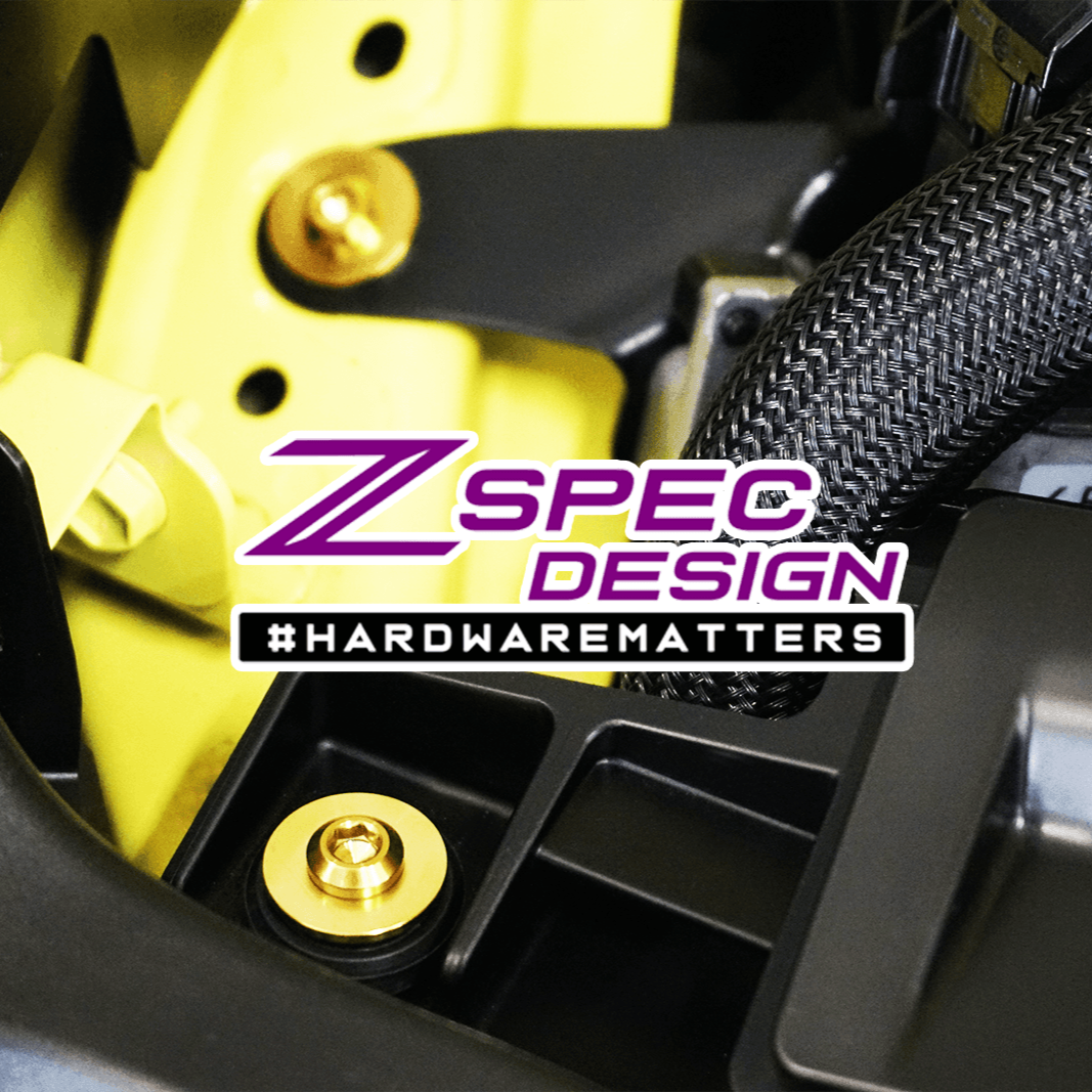 ZSPEC Stage-1 Dress Up Bolts® Hardware Kit for Nissan Z RZ34, Titanium