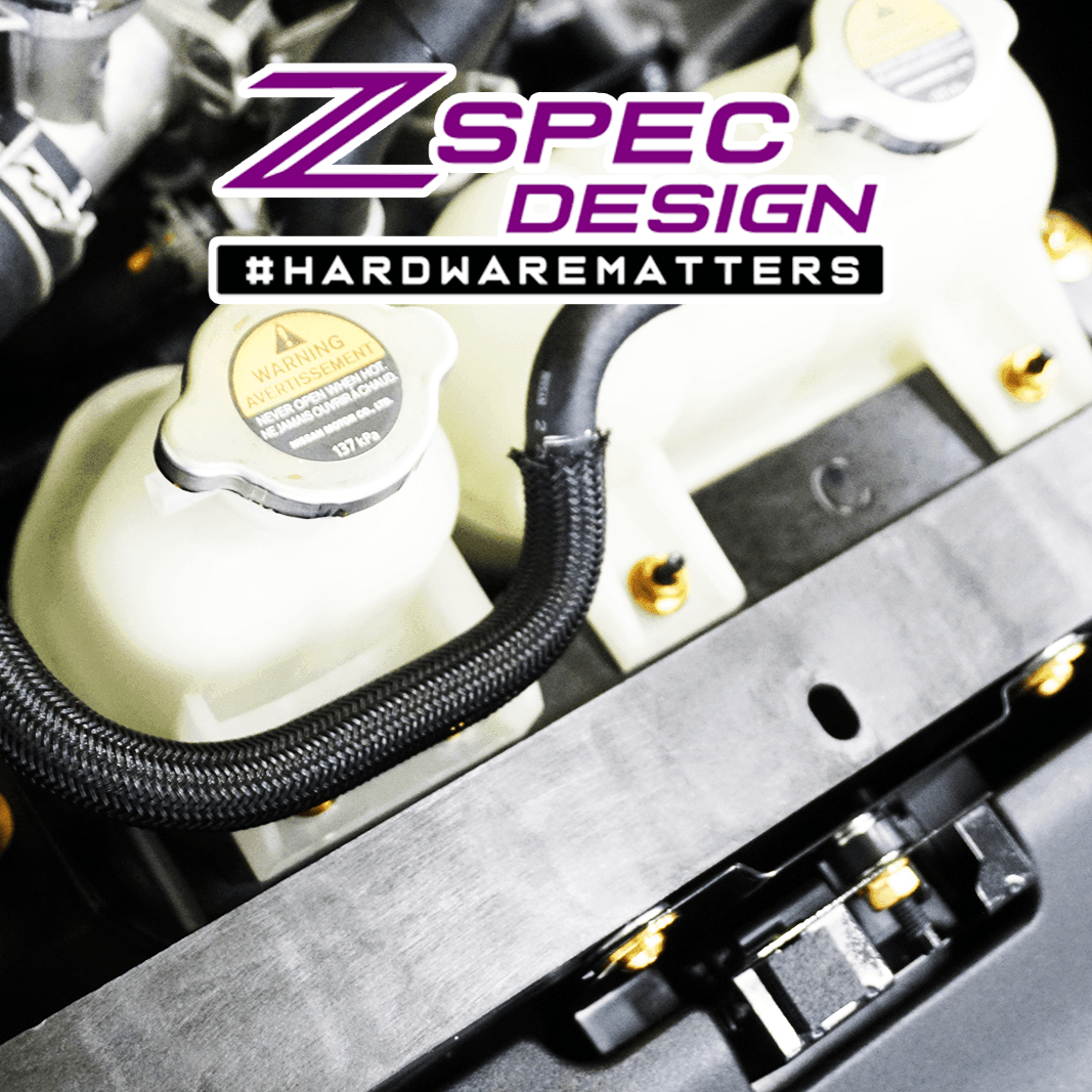 ZSPEC Stage-1 Dress Up Bolts® Hardware Kit for Nissan Z RZ34, Titanium