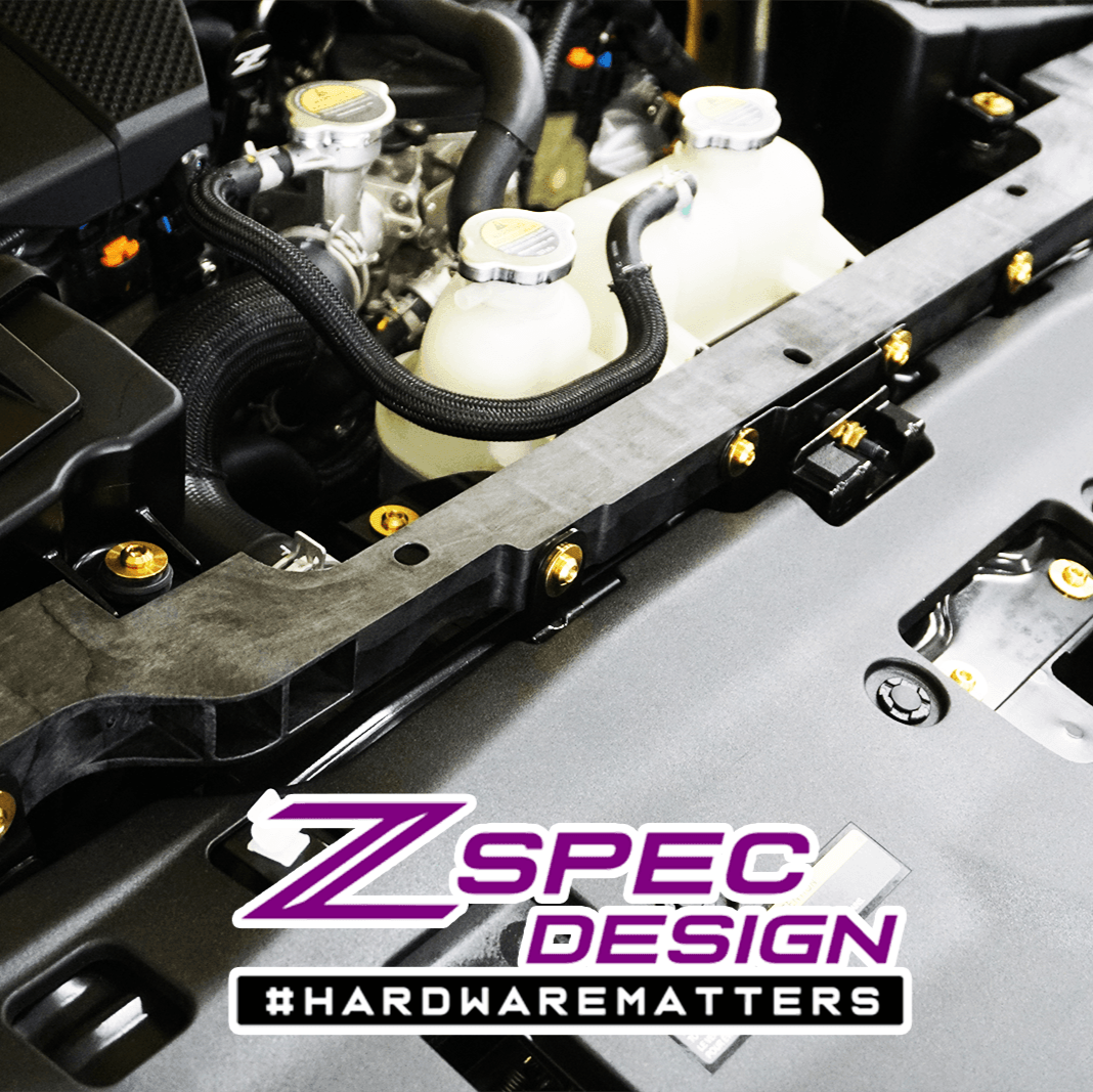 ZSPEC Stage-2 Dress Up Bolts® Hardware Kit for Nissan Z RZ34, Titanium