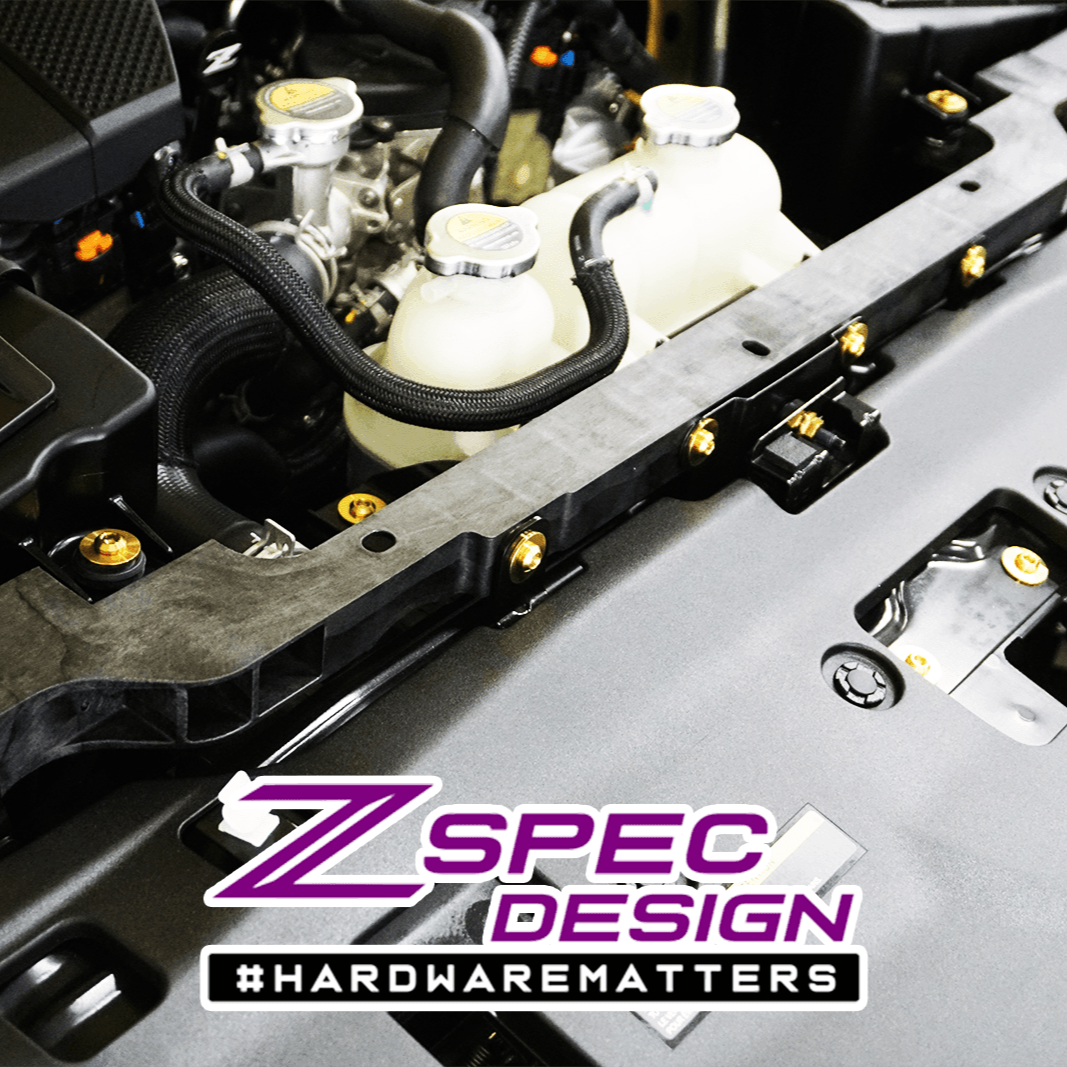 ZSPEC Stage-1 Dress Up Bolts® Hardware Kit for Nissan Z RZ34, Titanium