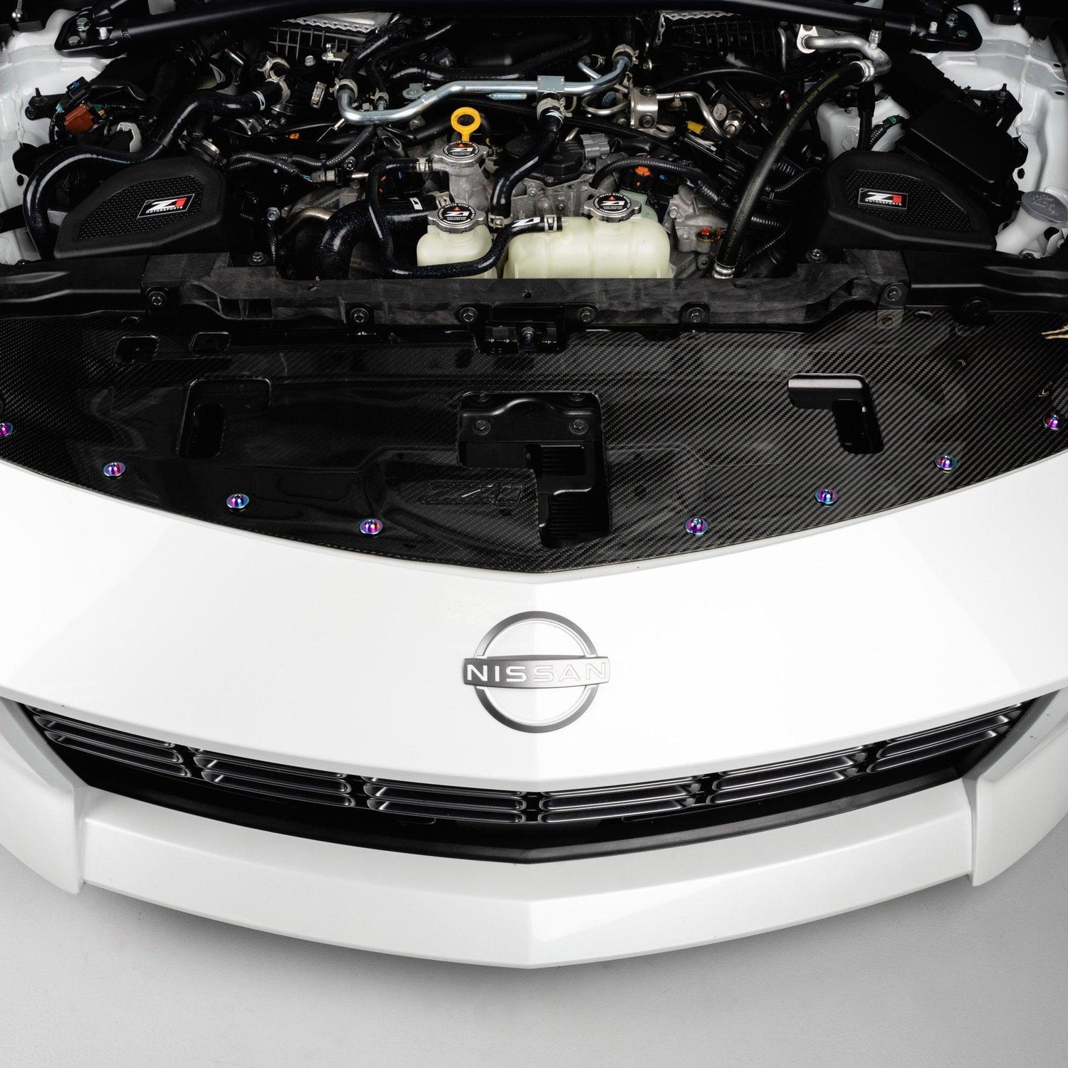 ZSPEC Plastic-Clips Replacements for Z1 Motorsports '23+ Nissan Z RZ34 Radiator Guide, Titanium
