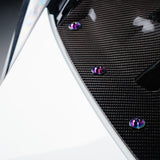 ZSPEC Plastic-Clips Replacements for Z1 Motorsports '23+ Nissan Z RZ34 Radiator Guide, Titanium