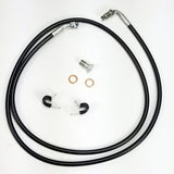 ZSpeed Stainless Braided Long Clutch Hose Line Replaces Hardline M10x1.0 fittings 10MM