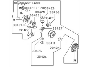 38420-2C500 Nissan Viscous Differential Assembly Illustration 1 of 1
