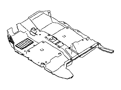 74902-CF52A Nissan Floor Carpet Assembly Illustration 1 of 1