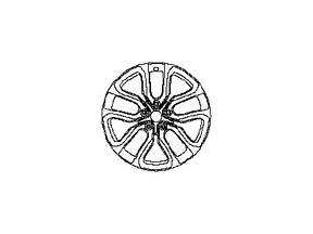 40300-CF025 Nissan Wheel Alloy Illustration 1 of 1