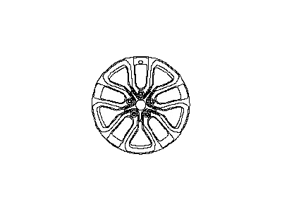 40300-CF025 Nissan Wheel Alloy Illustration 1 of 1