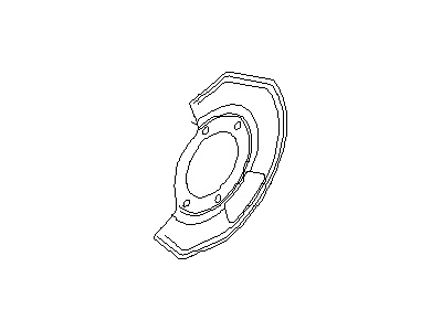 41151-AL500 Nissan Backing Plate Illustration 1 of 1