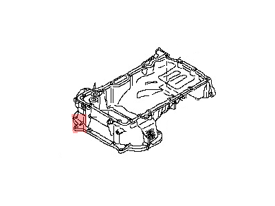 11110-4GA2A Nissan Upper Oil Pan Illustration 1 of 1