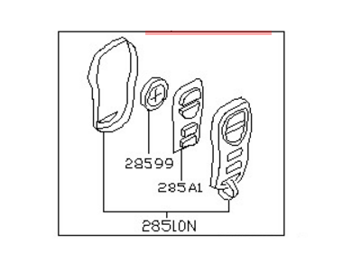 28268-C991C Nissan Transmitter Illustration 1 of 1