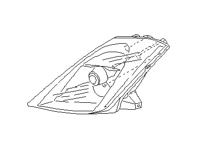 26025-CF40B Nissan Composite Headlamp Illustration 1 of 1